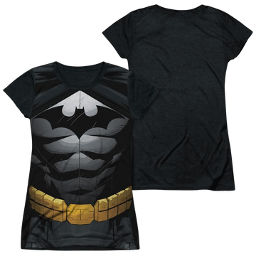 Batman Uniform - Juniors Black Back T-Shirt Juniors Black Back T-Shirt Batman