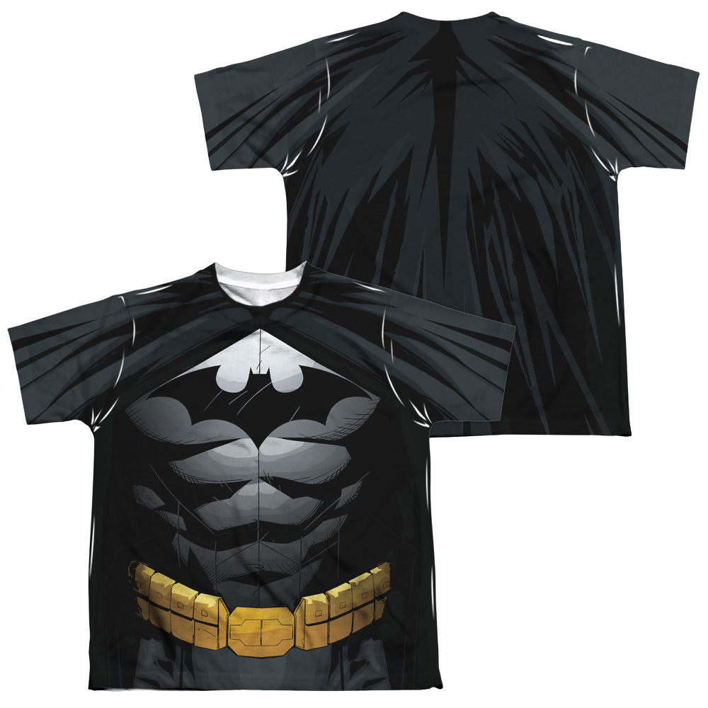 DC Batman Uniform (Front/Back Print) - Youth All-Over Print T-Shirt Youth All-Over Print T-Shirt (Ages 8-12) Batman