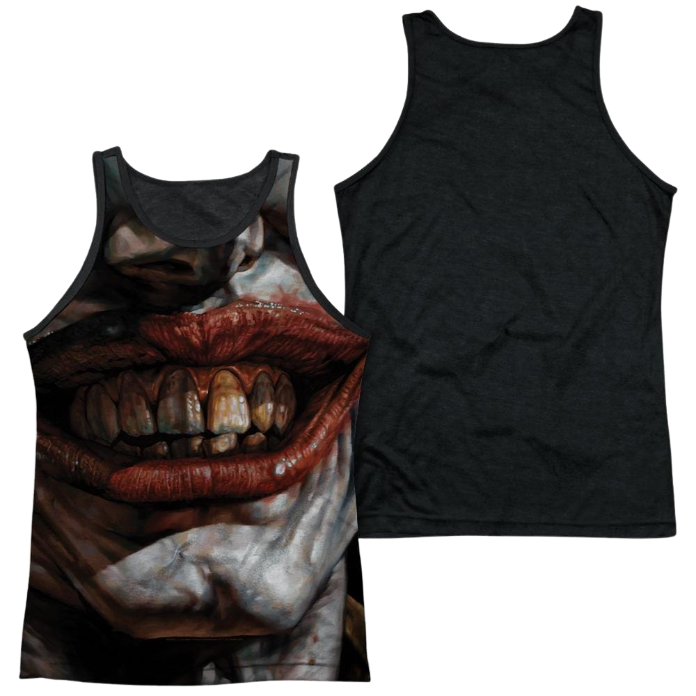 Batman Asylum Men's Black Back Tank Men's Black Back Tank Joker