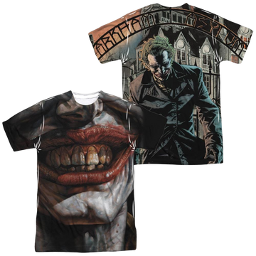 Joker Batman Asylum men's all-over print t-shirt