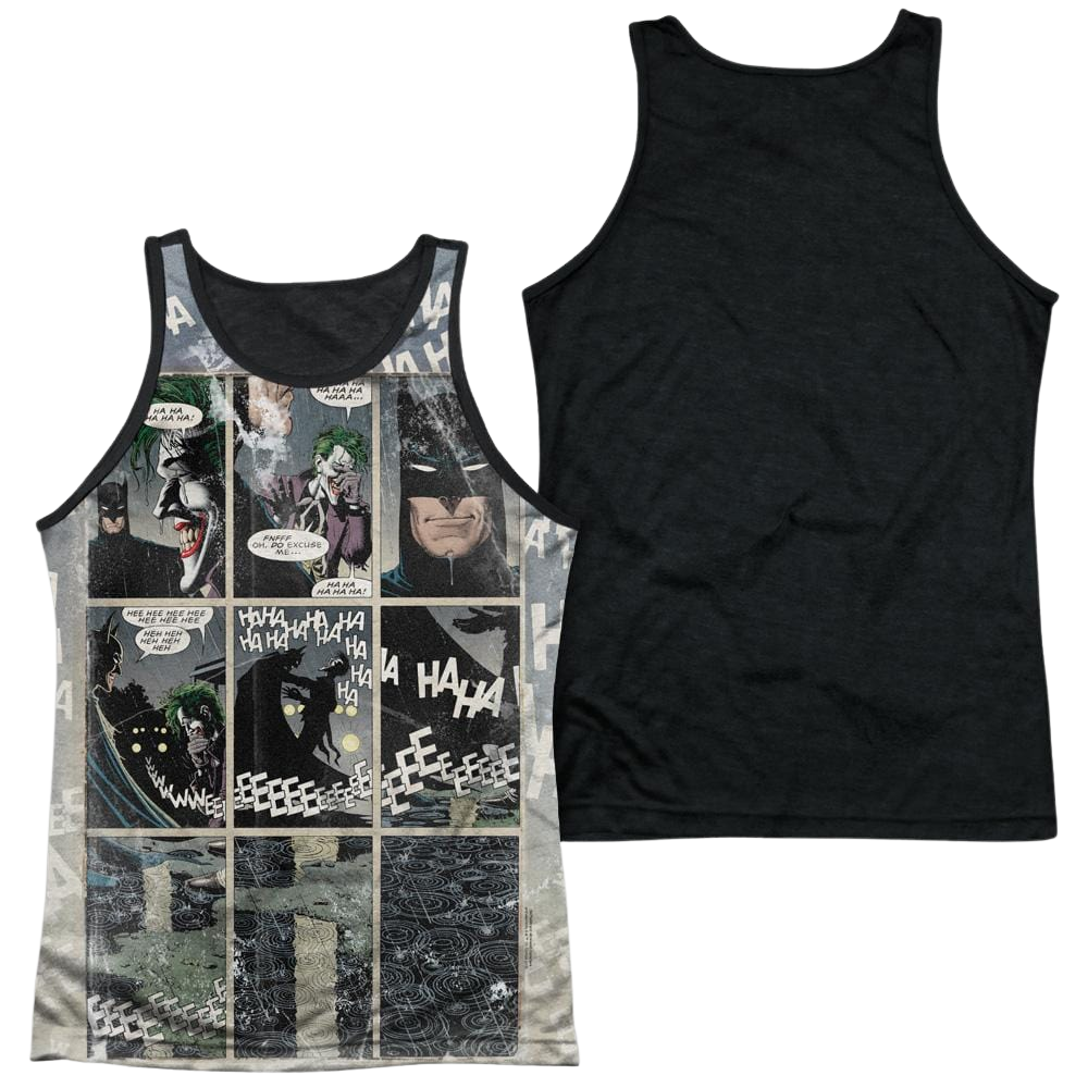 Batman Last Laugh Men's Black Back Tank Men's Black Back Tank Batman