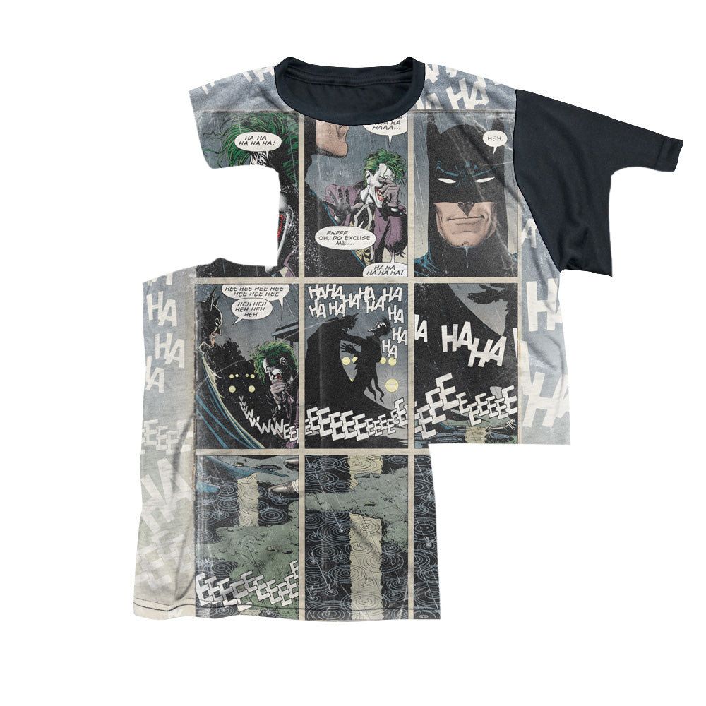 DC Batman Last Laugh - Youth Black Back T-Shirt Youth Black Back T-Shirt (Ages 8-12) Batman