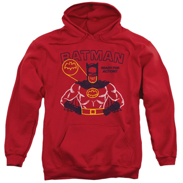 Batman Ready For Action - Pullover Hoodie Pullover Hoodie Batman