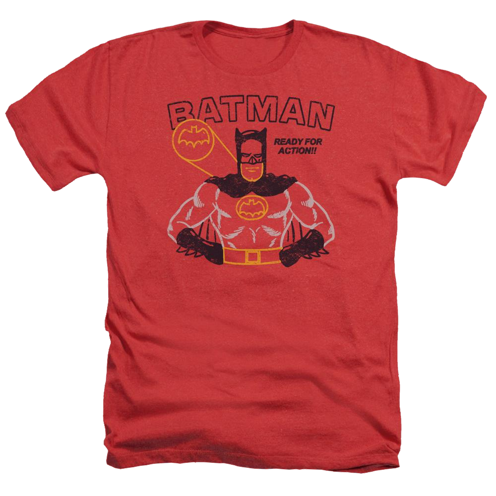 Batman Ready For Action - Men's Heather T-Shirt Men's Heather T-Shirt Batman