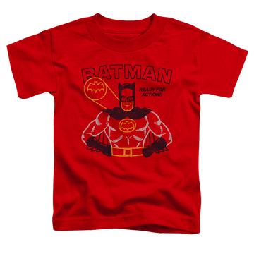 DC Batman Ready For Action - Kid's T-Shirt Kid's T-Shirt (Ages 4-7) Batman