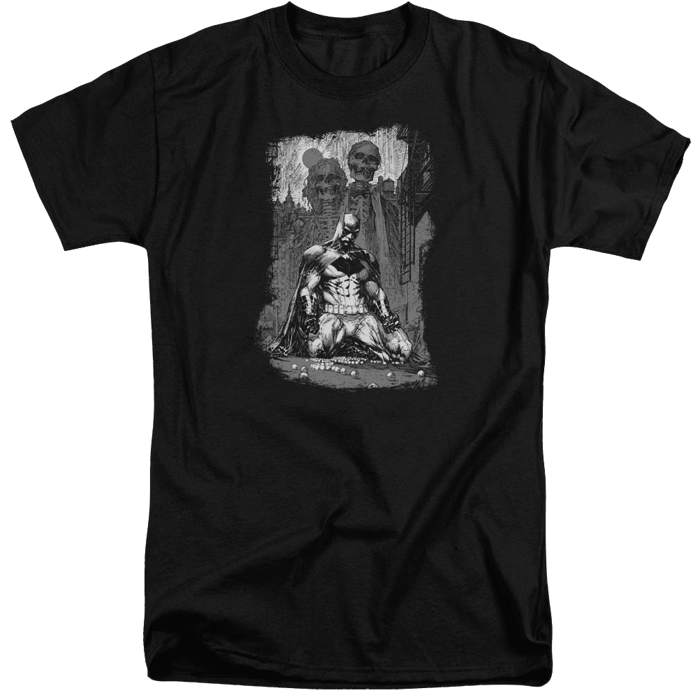 Batman Sketchy Shadows - Men's Tall Fit T-Shirt Men's Tall Fit T-Shirt Batman