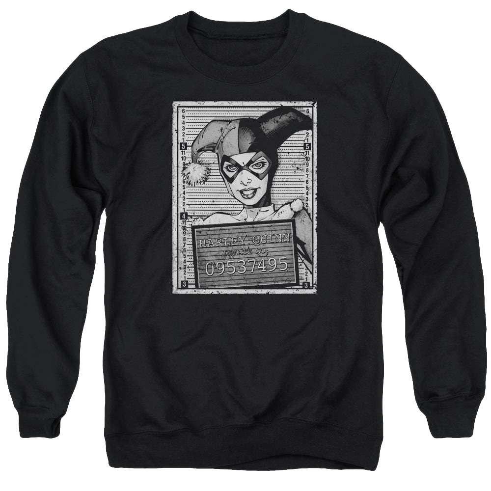 Batman Harley Inmate - Men's Crewneck Sweatshirt Men's Crewneck Sweatshirt Harley Quinn