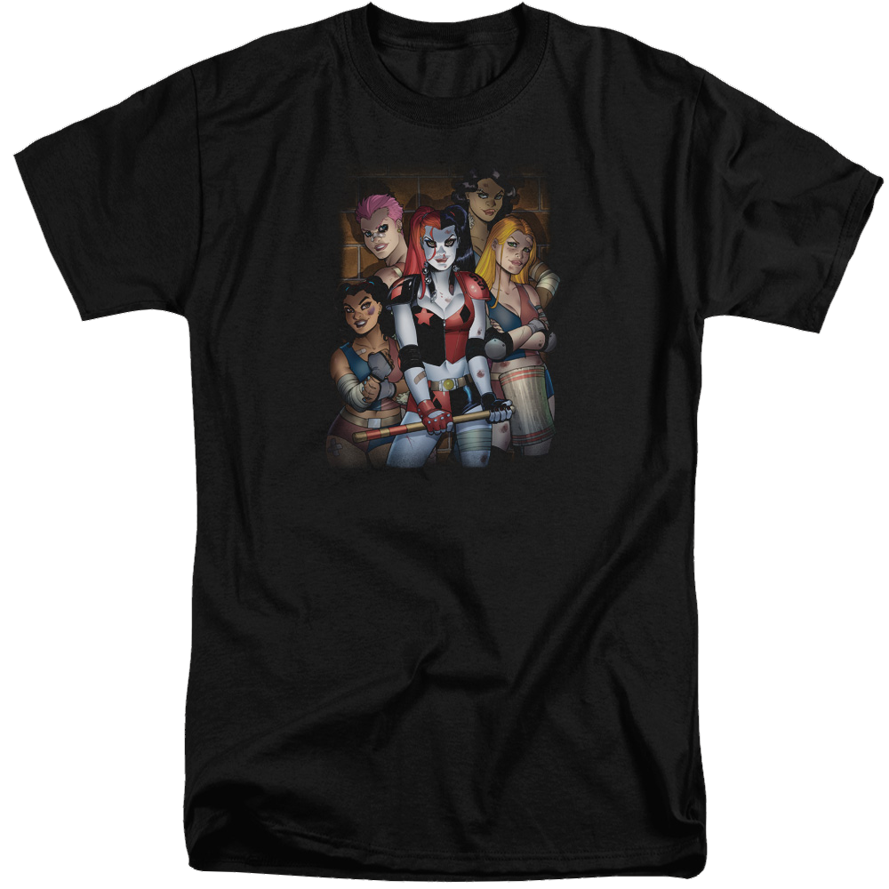 Batman Bad Girls - Men's Tall Fit T-Shirt Men's Tall Fit T-Shirt Harley Quinn