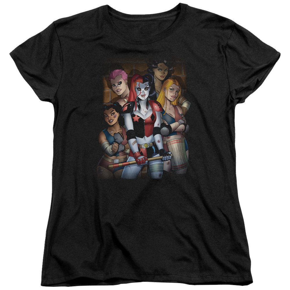 Batman Bad Girls - Women's T-Shirt Women's T-Shirt Harley Quinn