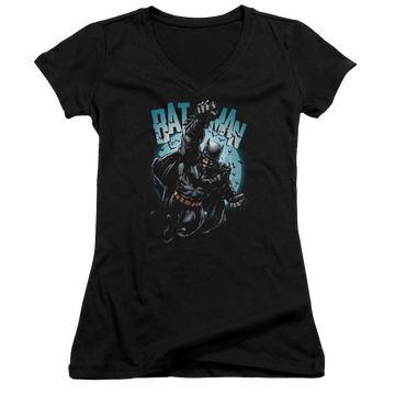 Batman Moon Knight - Juniors V-Neck T-Shirt Juniors V-Neck T-Shirt Batman