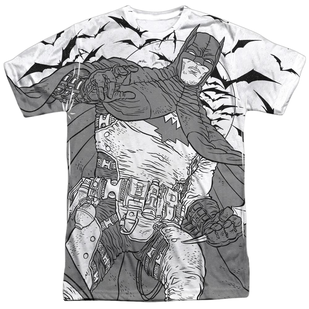 Batman Liney Sub Adult All Over Print 100% Poly T-Shirt Men's All-Over Print T-Shirt Batman