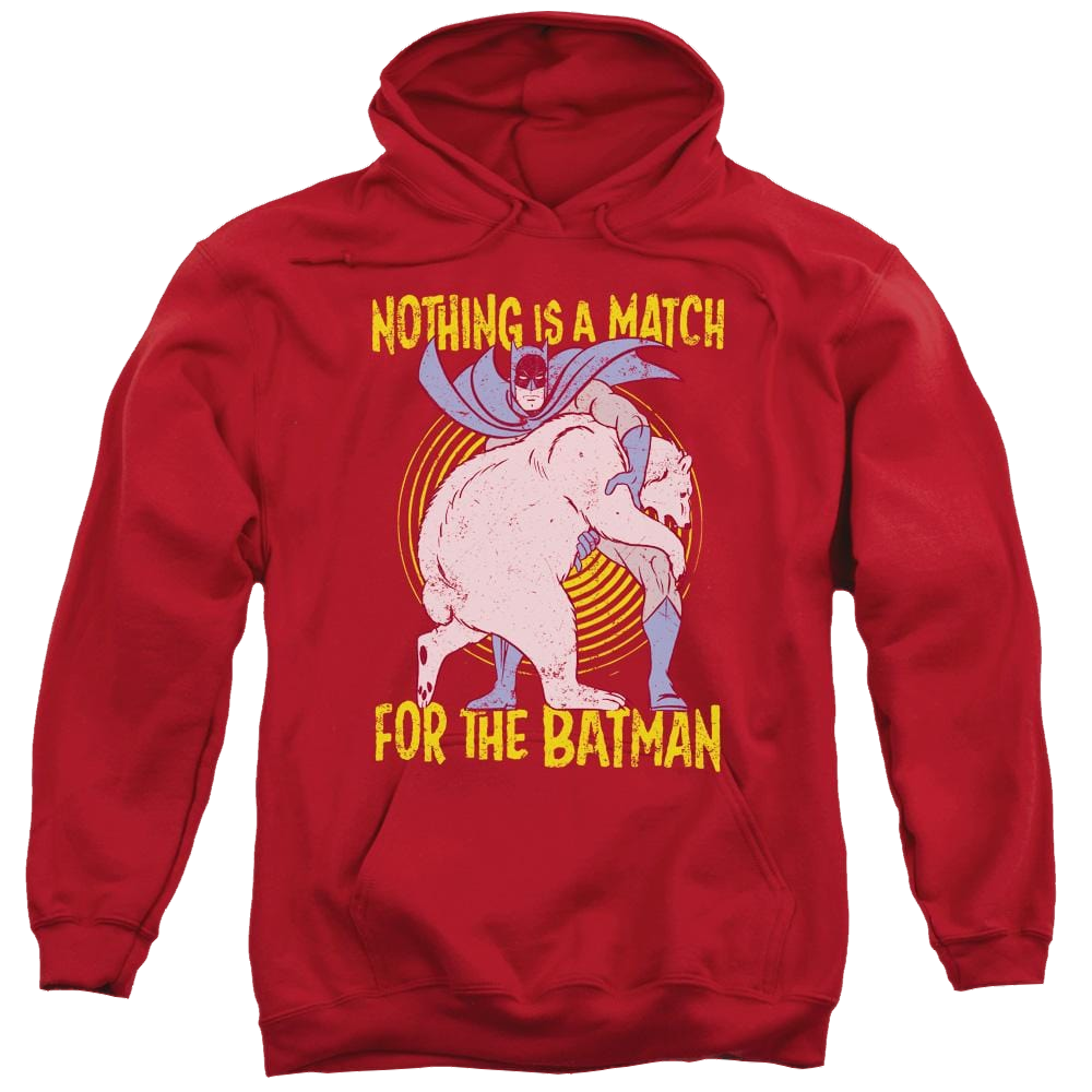 Batman Bear Wrastling - Pullover Hoodie Pullover Hoodie Batman