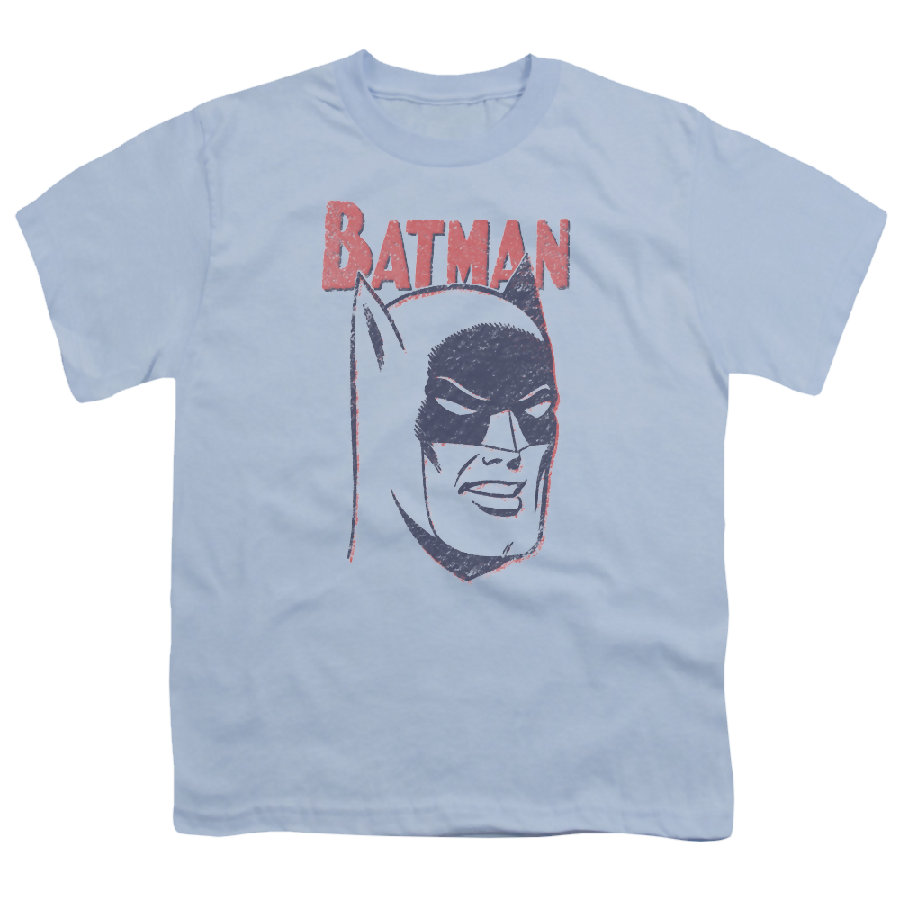 DC Batman Crayon Man - Youth T-Shirt Youth T-Shirt (Ages 8-12) Batman