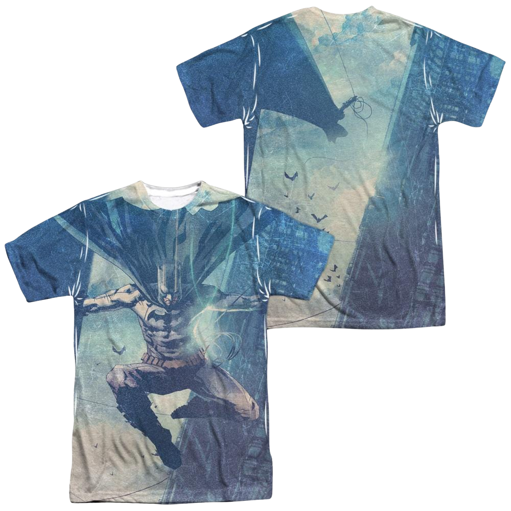Batman Skyscrapers Men's All Over Print T-Shirt Men's All-Over Print T-Shirt Batman