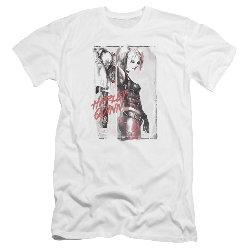 Batman Ink Wash Harley - Men's Premium Slim Fit T-Shirt Men's Premium Slim Fit T-Shirt Harley Quinn