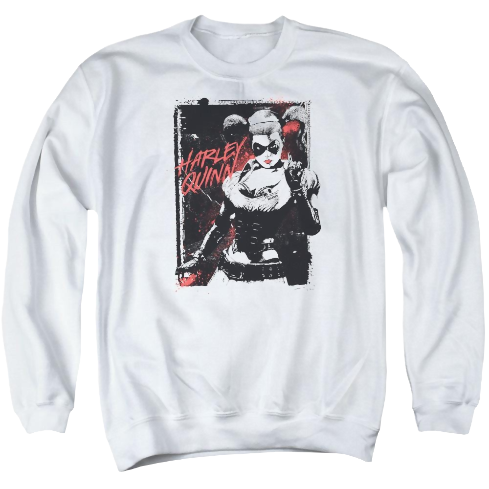 Batman House Call - Men's Crewneck Sweatshirt Men's Crewneck Sweatshirt Harley Quinn