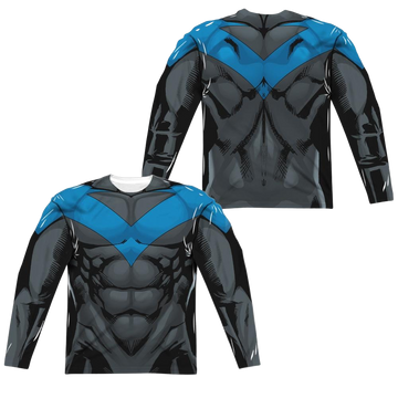 Batman Nightwing Blue Uniform Men's All-Over Print T-Shirt Men's All-Over Print Long Sleeve Nightwing