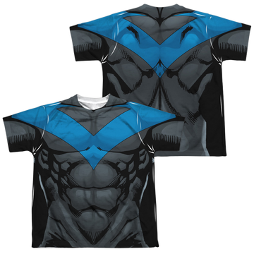 Nightwing Blue Uniform youth all-over print t-shirt for ages 8 to 12