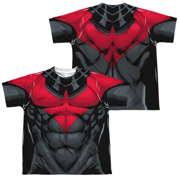 Nightwing Red Uniform youth all-over print t-shirt for ages 8 to 12