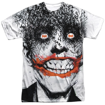 Batman Bats On The Brain Adult All Over Print 100% Poly T-Shirt Men's All-Over Print T-Shirt Batman