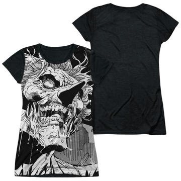Batman Joker - Juniors Black Back T-Shirt Juniors Black Back T-Shirt Joker