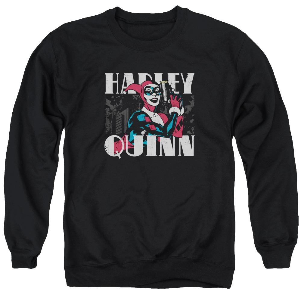 Batman Harley Bold - Men's Crewneck Sweatshirt Men's Crewneck Sweatshirt Harley Quinn
