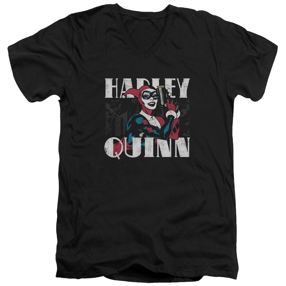 Batman Harley Bold - Men's V-Neck T-Shirt Men's V-Neck T-Shirt Harley Quinn
