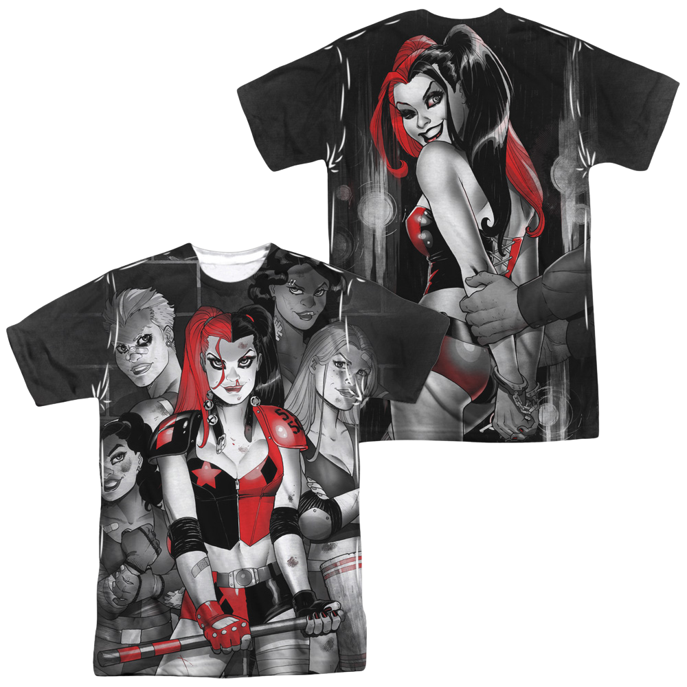 Batman Bad Girls Men's All Over Print T-Shirt Men's All-Over Print T-Shirt Harley Quinn