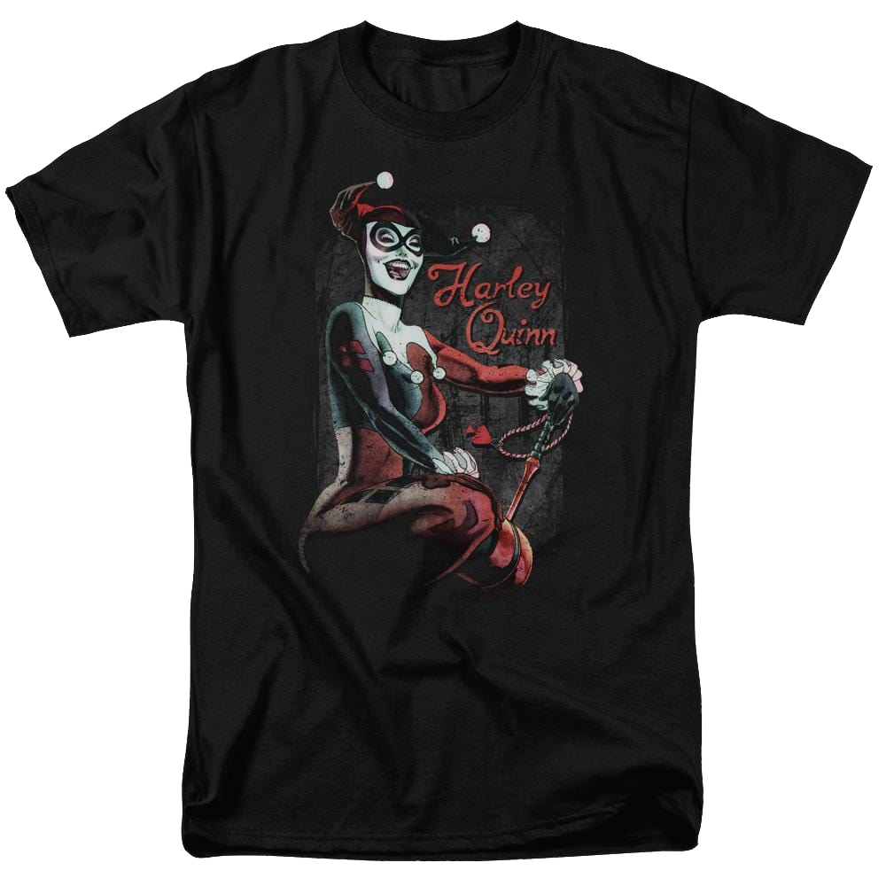 Batman Laugh It Up - Men's Regular Fit T-Shirt Men's Regular Fit T-Shirt Harley Quinn
