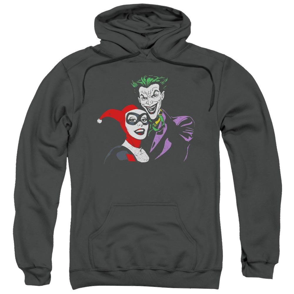 Batman Joker & Harley - Pullover Hoodie Pullover Hoodie Harley Quinn