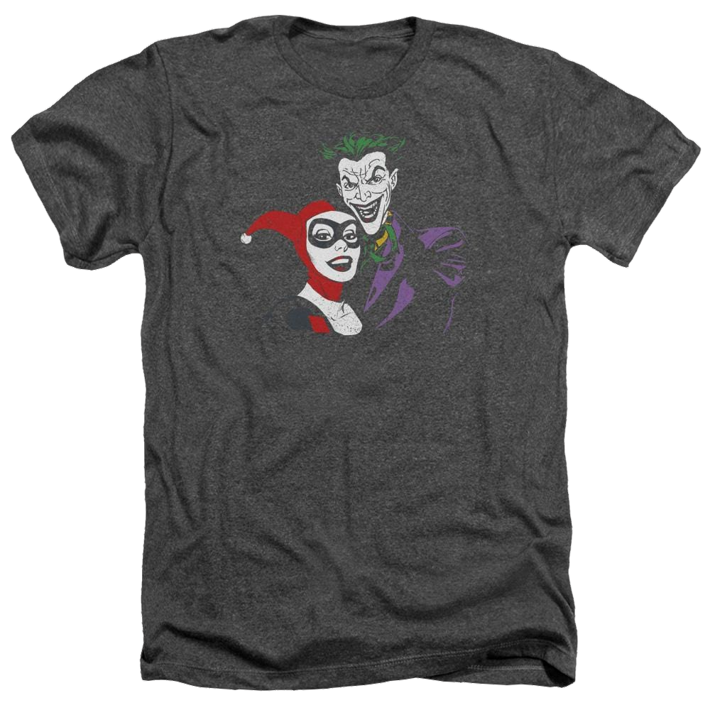 Batman Joker & Harley - Men's Heather T-Shirt Men's Heather T-Shirt Harley Quinn