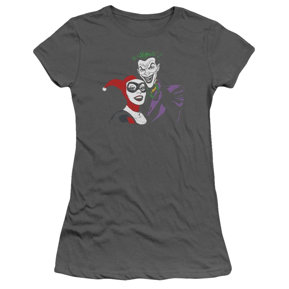 Batman Joker & Harley - Juniors T-Shirt Juniors T-Shirt Harley Quinn