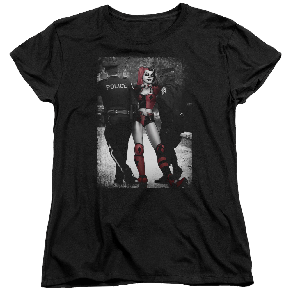 Batman Arrest - Women's T-Shirt Women's T-Shirt Harley Quinn