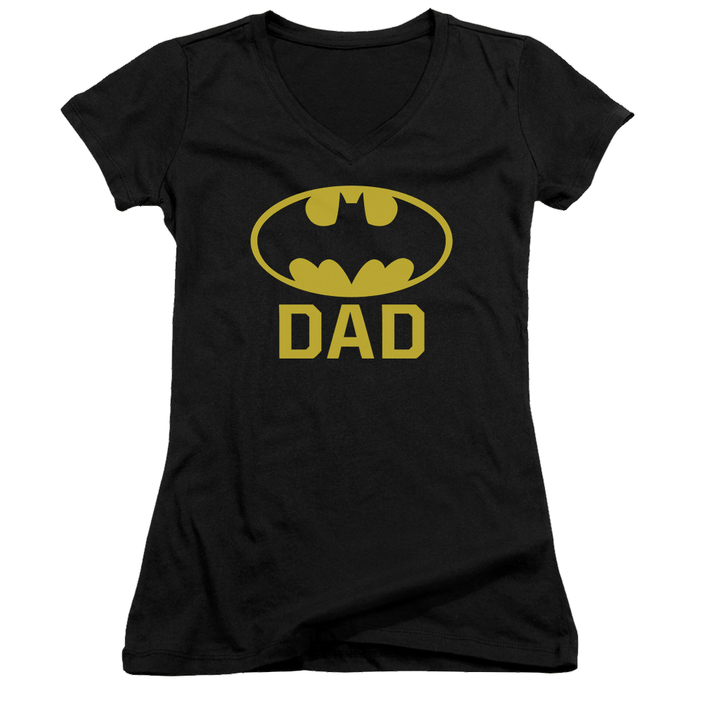Batman Bat Dad - Juniors V-Neck T-Shirt Juniors V-Neck T-Shirt Batman