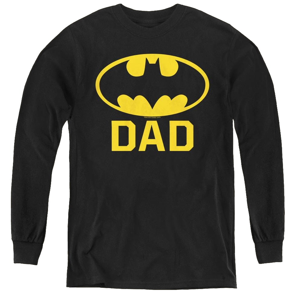 Dc Batman Bat Dad - Youth Long Sleeve T-Shirt Youth Long Sleeve T-Shirt Batman