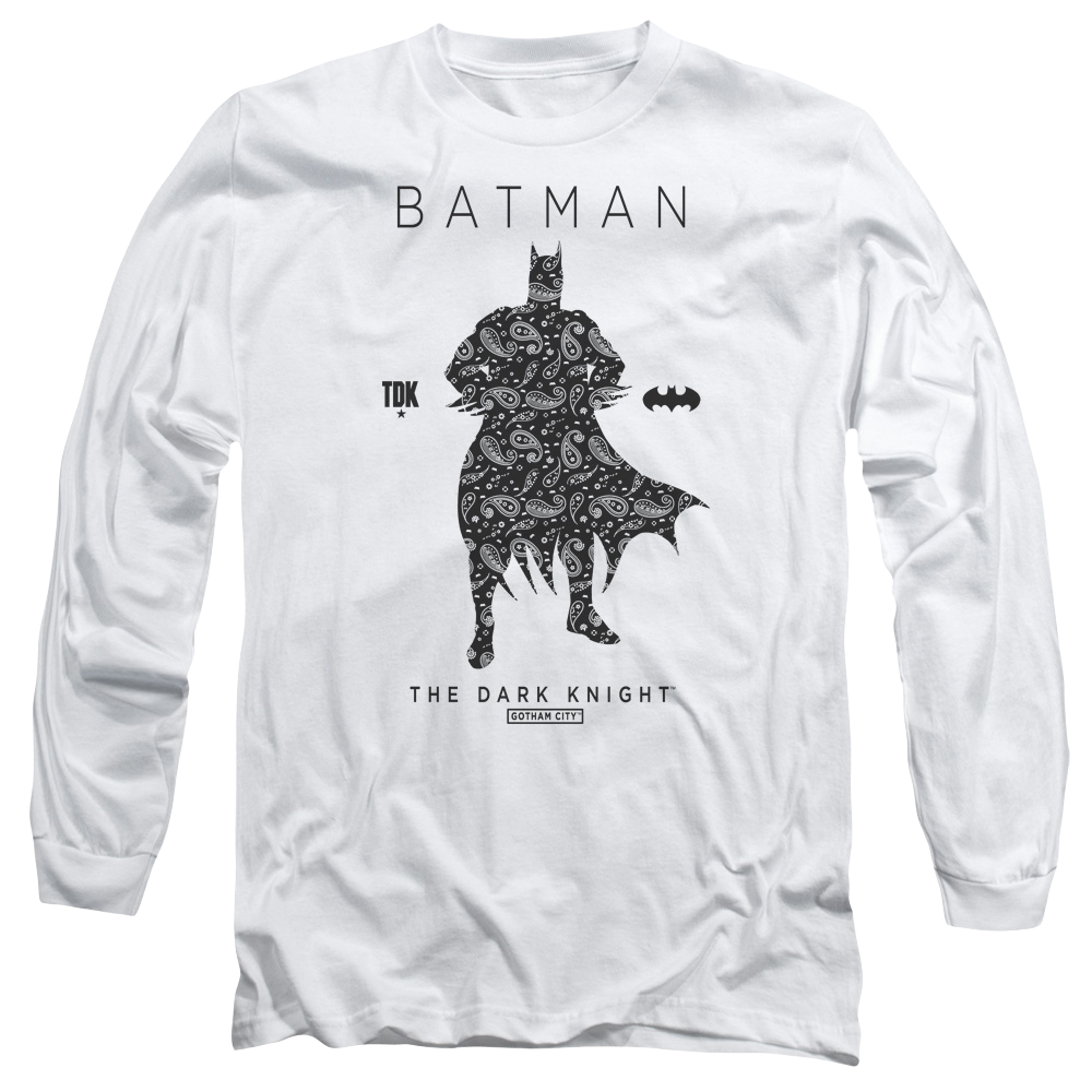 Batman Paislety Silhouette - Men's Long Sleeve T-Shirt Men's Long Sleeve T-Shirt Batman