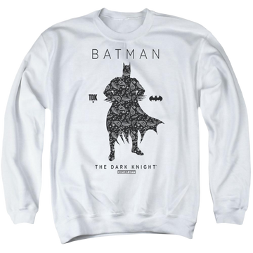 Batman Paislety Silhouette - Men's Crewneck Sweatshirt Men's Crewneck Sweatshirt Batman