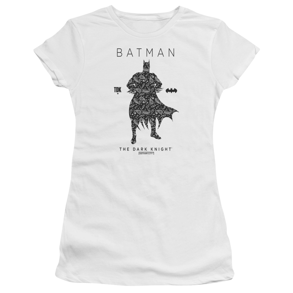 Batman Paislety Silhouette - Juniors T-Shirt Juniors T-Shirt Batman