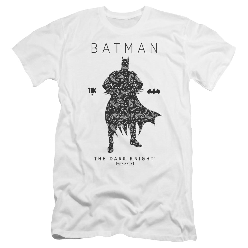 Batman Paislety Silhouette - Men's Premium Slim Fit T-Shirt Men's Premium Slim Fit T-Shirt Batman
