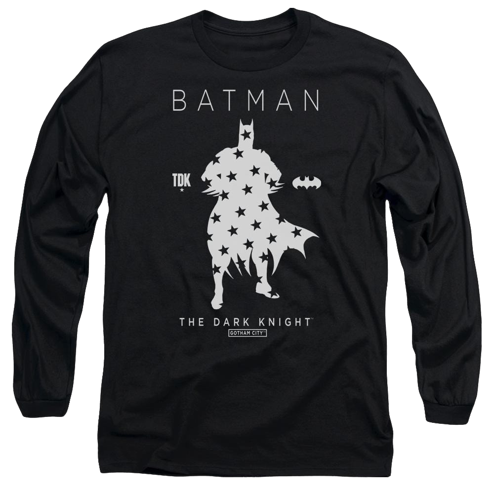 Batman Star Silhouette - Men's Long Sleeve T-Shirt Men's Long Sleeve T-Shirt Batman