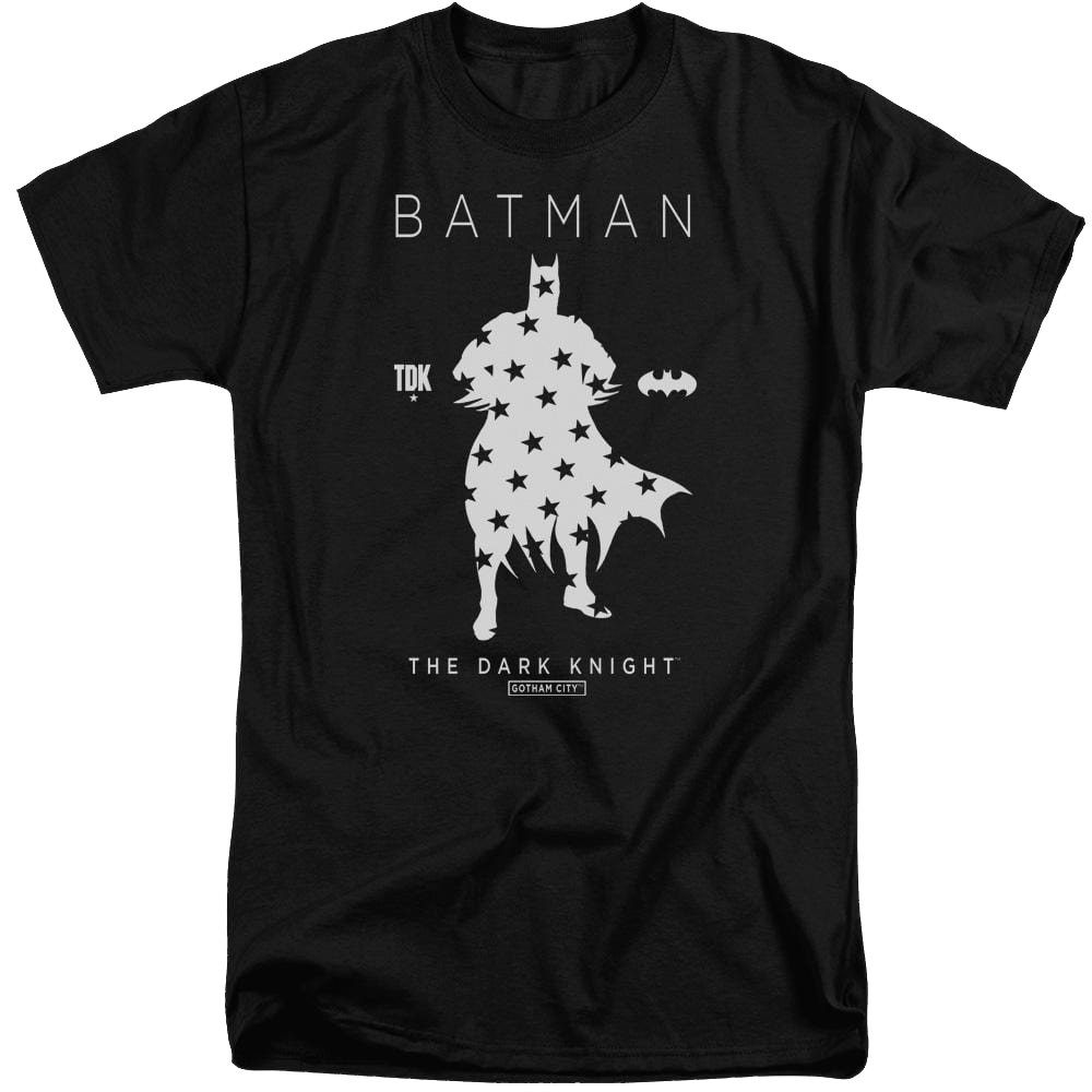 Batman Star Silhouette - Men's Tall Fit T-Shirt Men's Tall Fit T-Shirt Batman