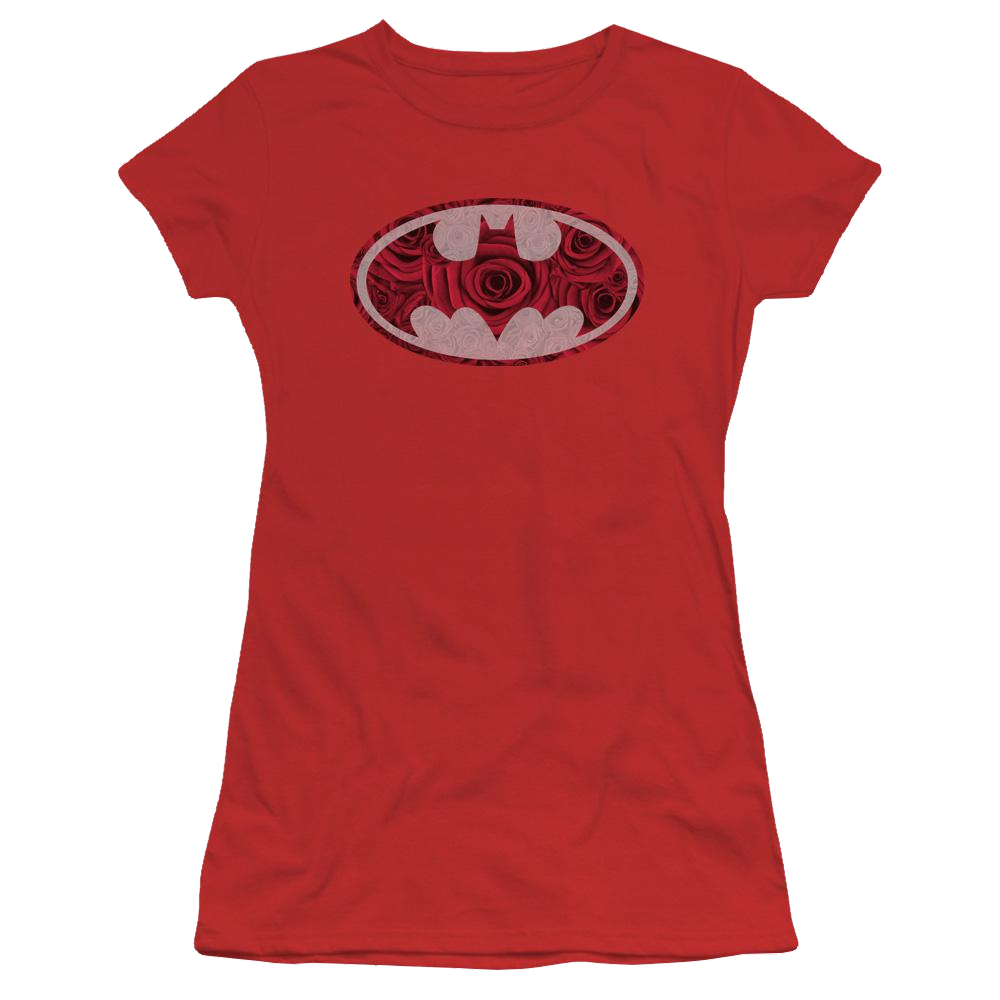 Batman Rosey Signal - Juniors T-Shirt Juniors T-Shirt Batman