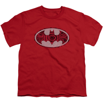 DC Batman Rosey Signal - Youth T-Shirt Youth T-Shirt (Ages 8-12) Batman