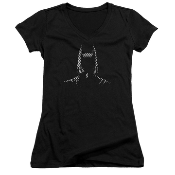 Batman Noir - Juniors V-Neck T-Shirt Juniors V-Neck T-Shirt Batman