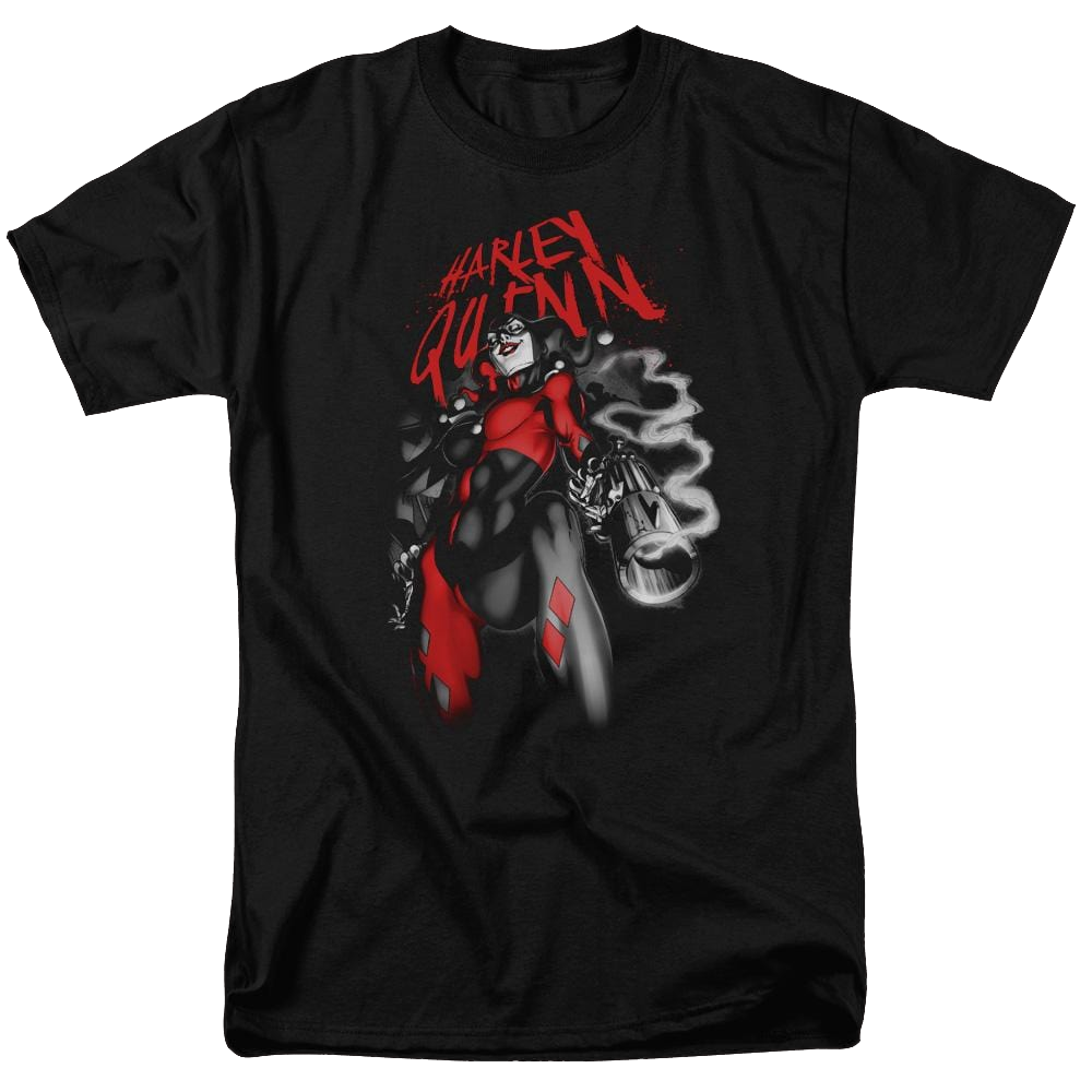 Batman Down The Barrel - Men's Regular Fit T-Shirt Men's Regular Fit T-Shirt Harley Quinn