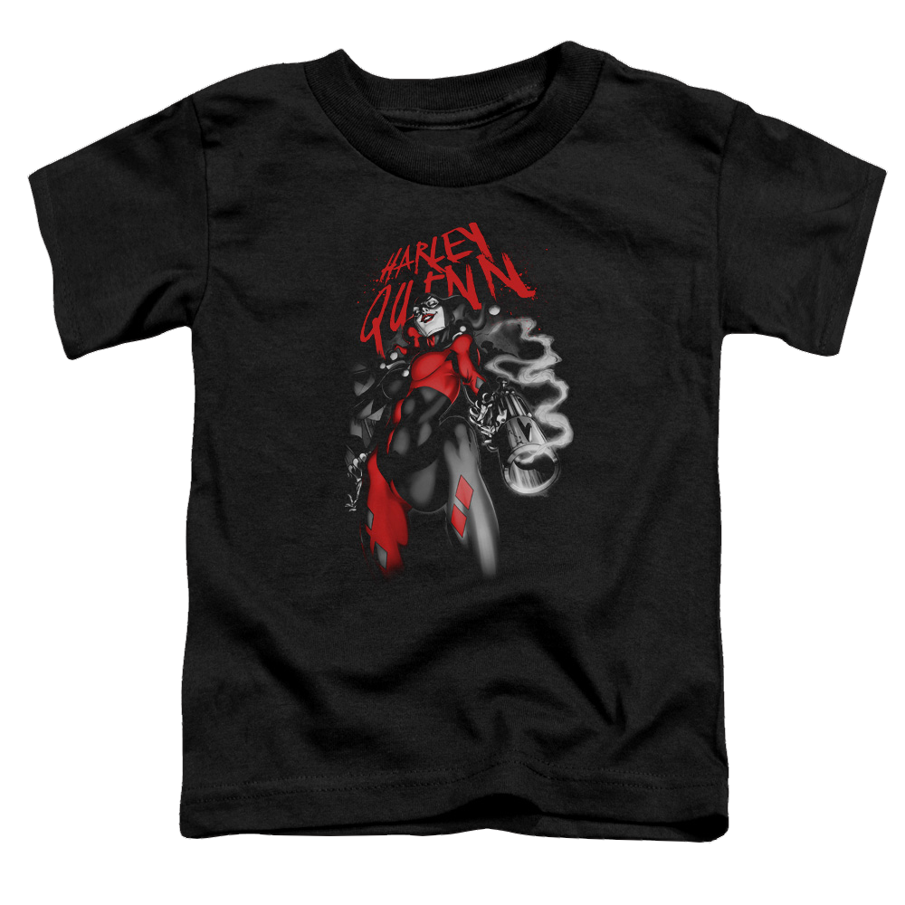 Harley Quinn Down The Barrel - Toddler T-Shirt Toddler T-Shirt Harley Quinn