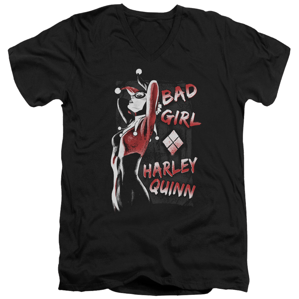 Batman Bad Girl - Men's V-Neck T-Shirt Men's V-Neck T-Shirt Harley Quinn