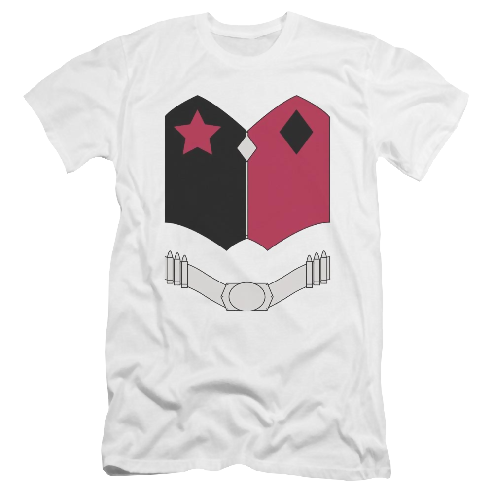 Batman New Hq Uniform - Men's Premium Slim Fit T-Shirt Men's Premium Slim Fit T-Shirt Harley Quinn