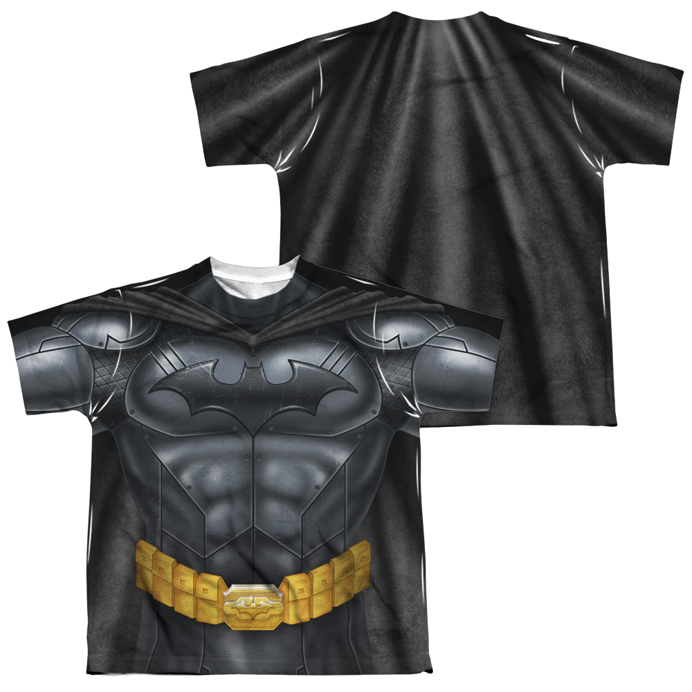 DC Batman Batman Athletic Uniform (Front/Back Print) - Youth All-Over Print T-Shirt Youth All-Over Print T-Shirt (Ages 8-12) Batman
