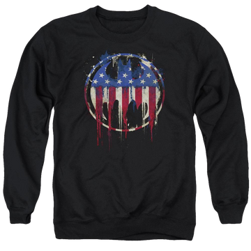 Batman Bleeding Signal - Men's Crewneck Sweatshirt Men's Crewneck Sweatshirt Batman